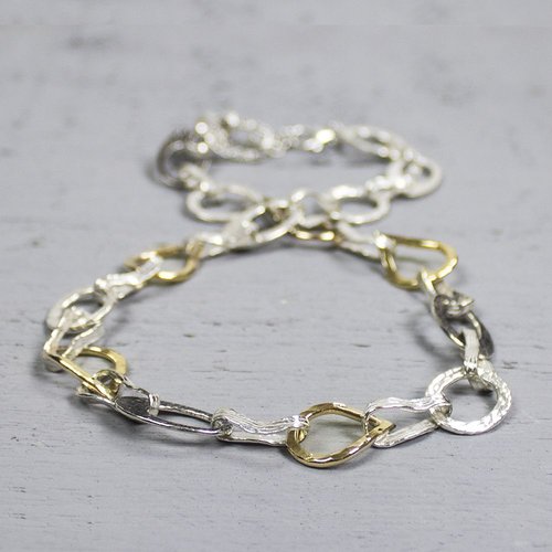 19351 Jéh Jewels – Collier met ovale open schakels